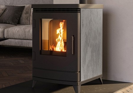 NORDIC FIRE FINN MET SPEKSTEEN 6KW