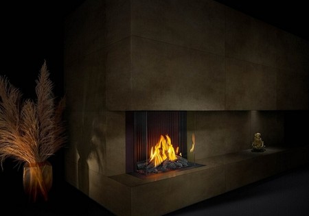 Barbas Gas Fire Panorama 70-70